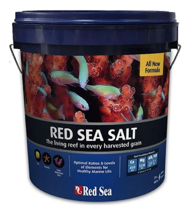Sal Marina Red Sea Salt 22kg Rinde 660lt Acuario Pecera Pez