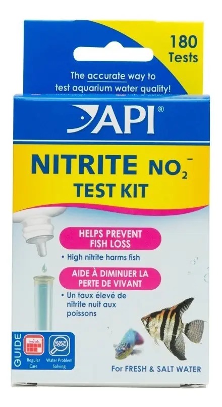 Test Kit Prueba De Nitrito No2 180 Test Api Acuario Pecera
