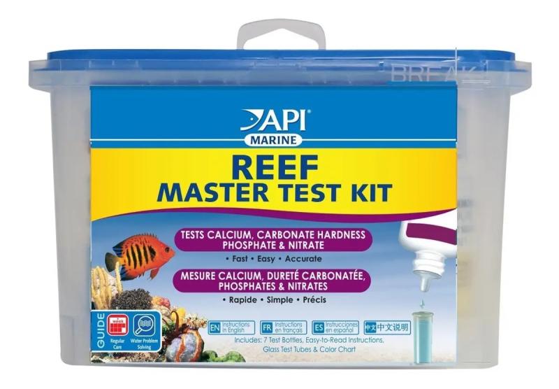 Kit Prueba Reef Master Medicion De 4 Parametros Api Acuario