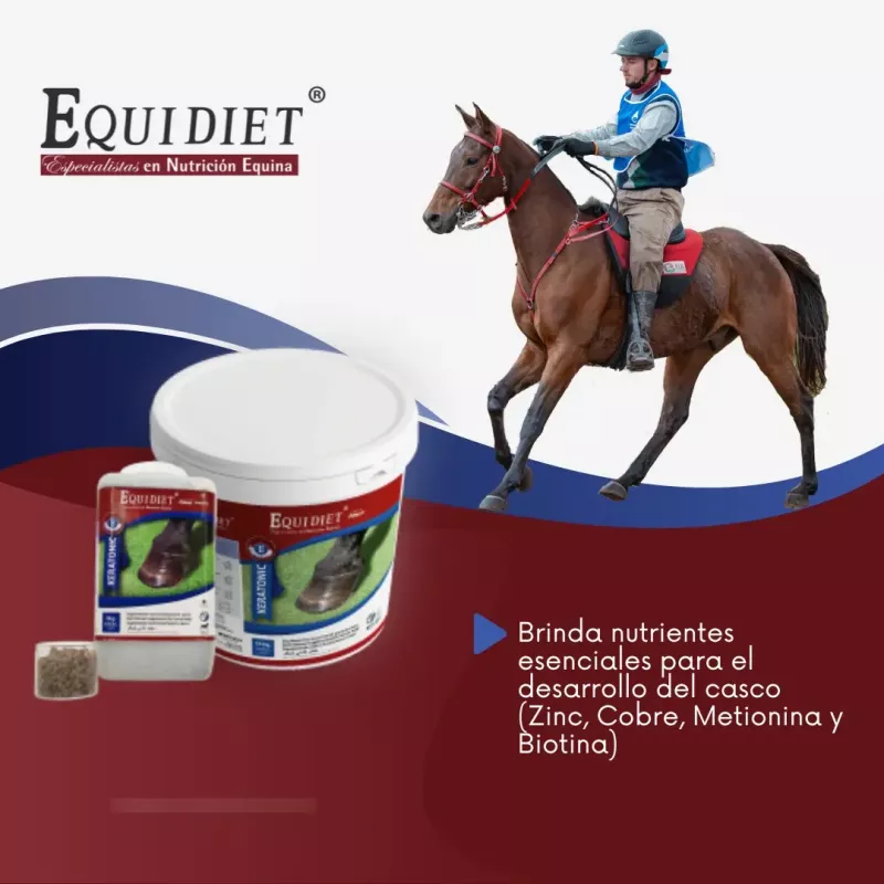 Suplemento Para Los Cascos Caballos, Equidiet Keratonic 10kg