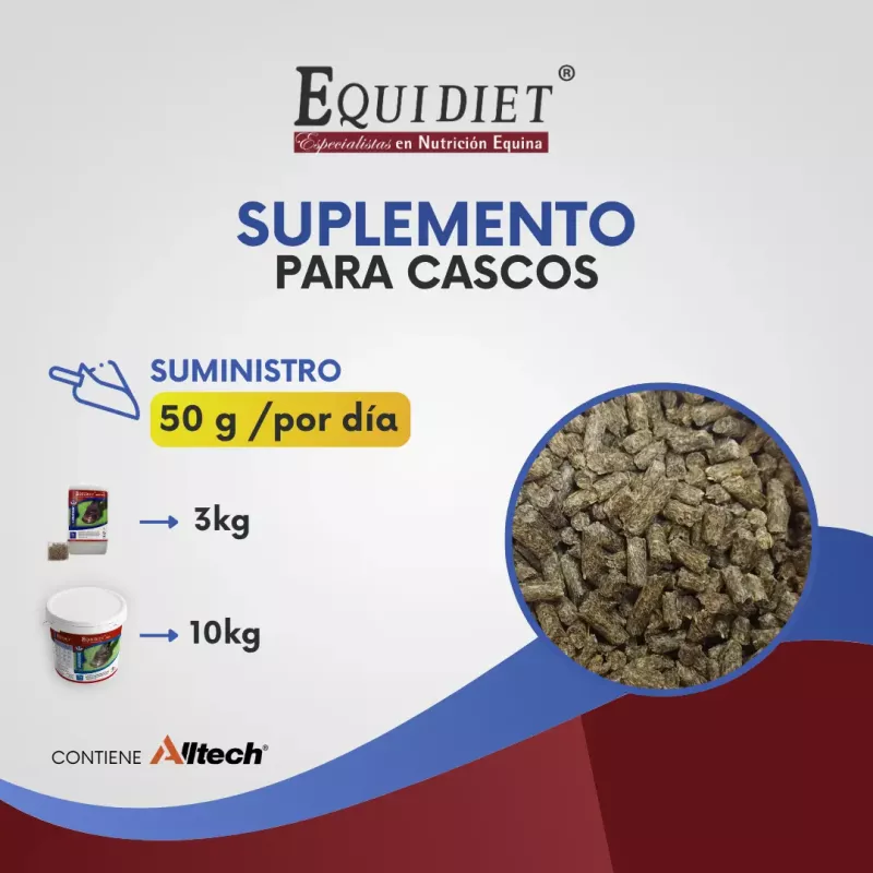 Suplemento Para Los Cascos Caballos, Equidiet Keratonic 10kg