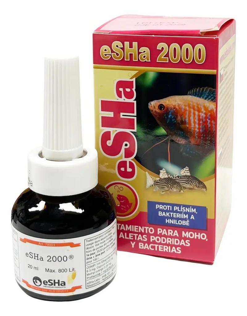 Tratamiento Ampliospectro Esha 2000 20ml Acuario Pecera