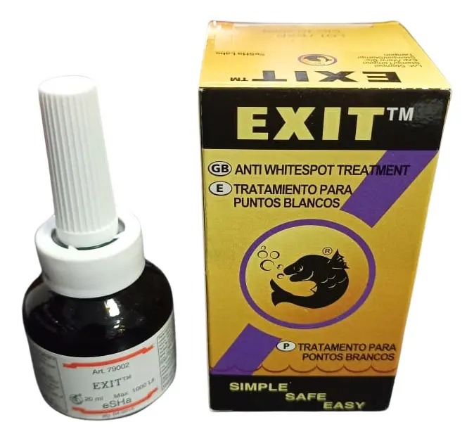 Tratamiento Para Puntos Blancos Exit 20ml Esha Acuario Peces
