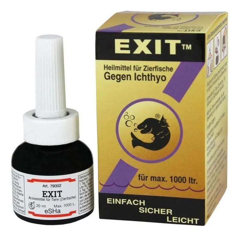 Tratamiento Para Puntos Blancos Exit 20ml Esha Acuario Peces