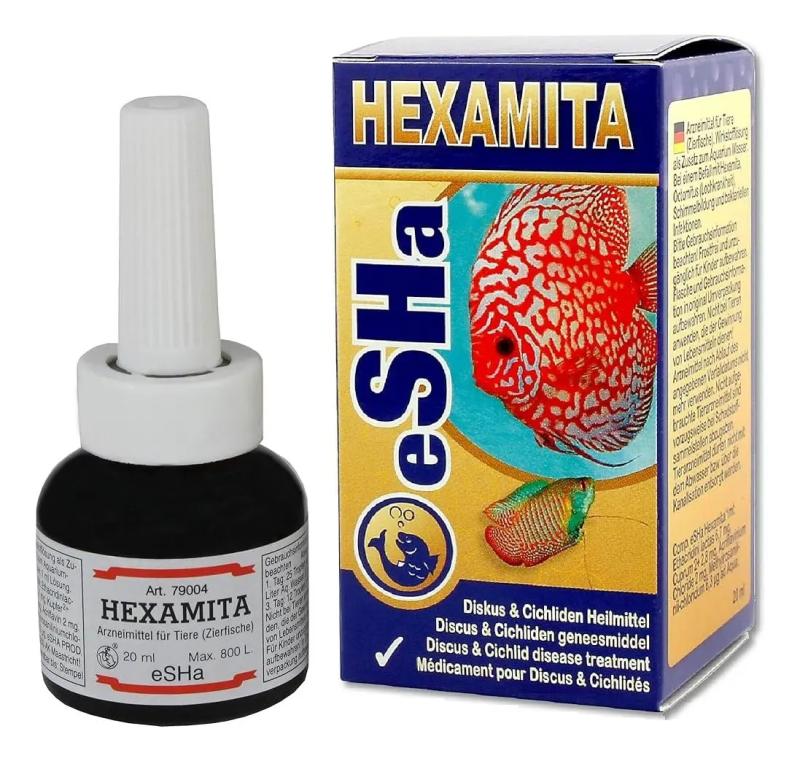 Tratamiento Hexamita 20ml Esha Peces Discus Cíclidos Acuario