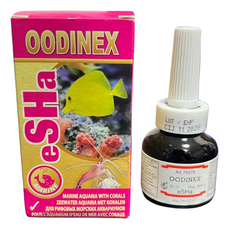 Tratamiento Medicamento Oodinex 20ml Esha Acuario Pecera