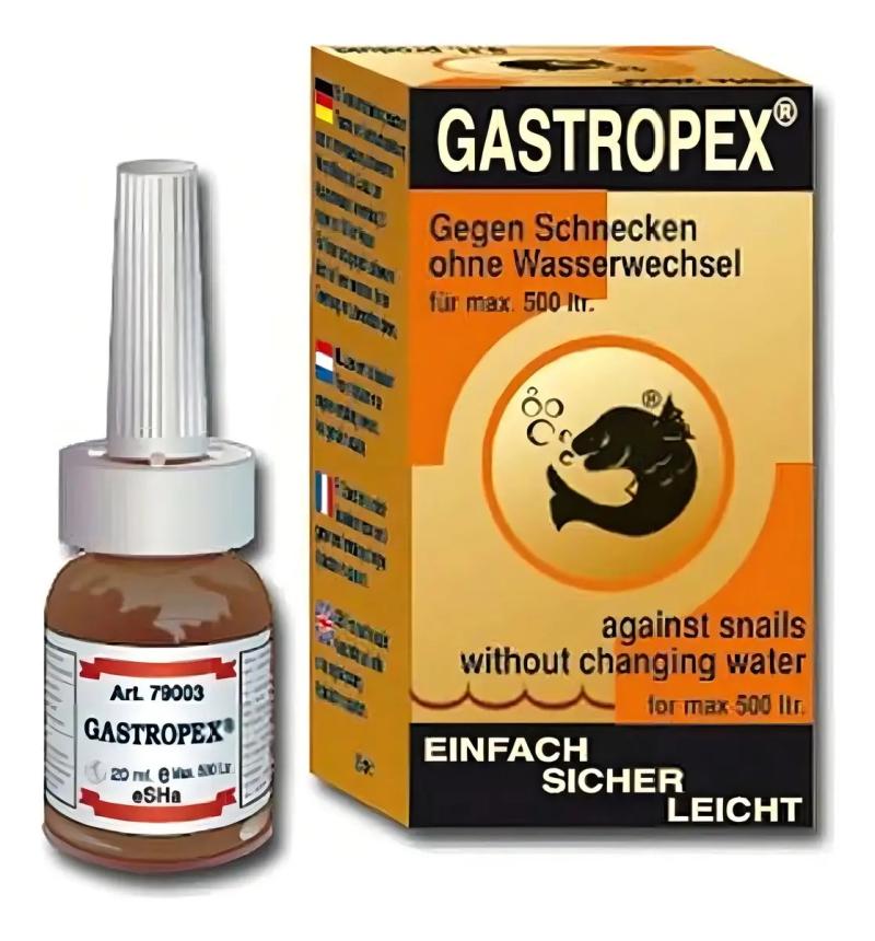 Tratamiento Anticaracoles Gastropex 10ml Esha Acuario Pecera