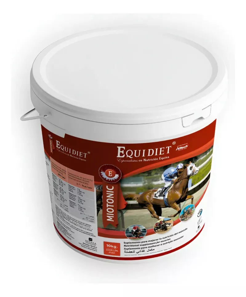 Suplemento Muscular Para Caballos, Equidiet Miotonic 10kg