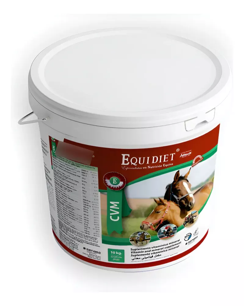 Equidiet Cvm 10kg Vitaminas Minerales Probioticos Caballos