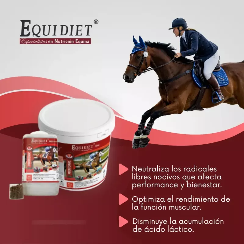Suplemento Muscular Para Caballos, Equidiet Miotonic 3kg