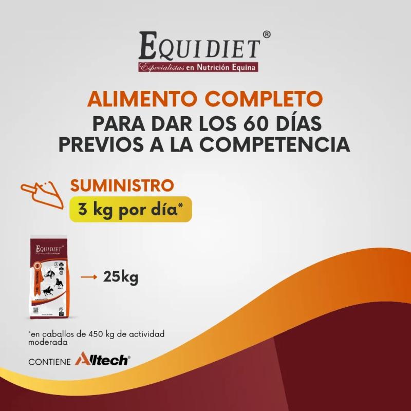 Suplemento Para Pre-training, Caballos Equidiet Energie 25kg