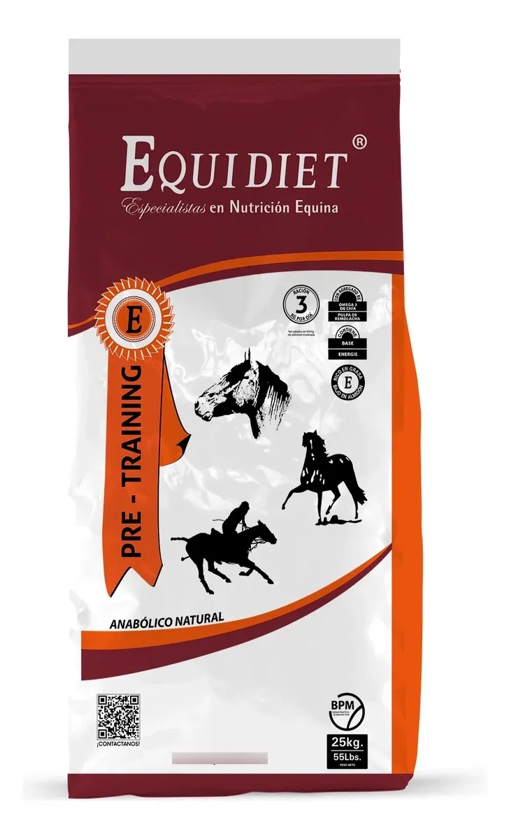 Suplemento Para Pre-training, Caballos Equidiet Energie 25kg