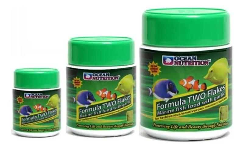 Alimento Para Peces Formula Two Flakes 34gr Ocean Nutrition