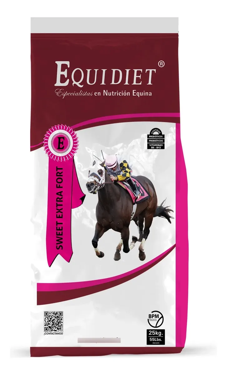 Suplemento Energético Caballos, Equidiet Sweet Extra Fort
