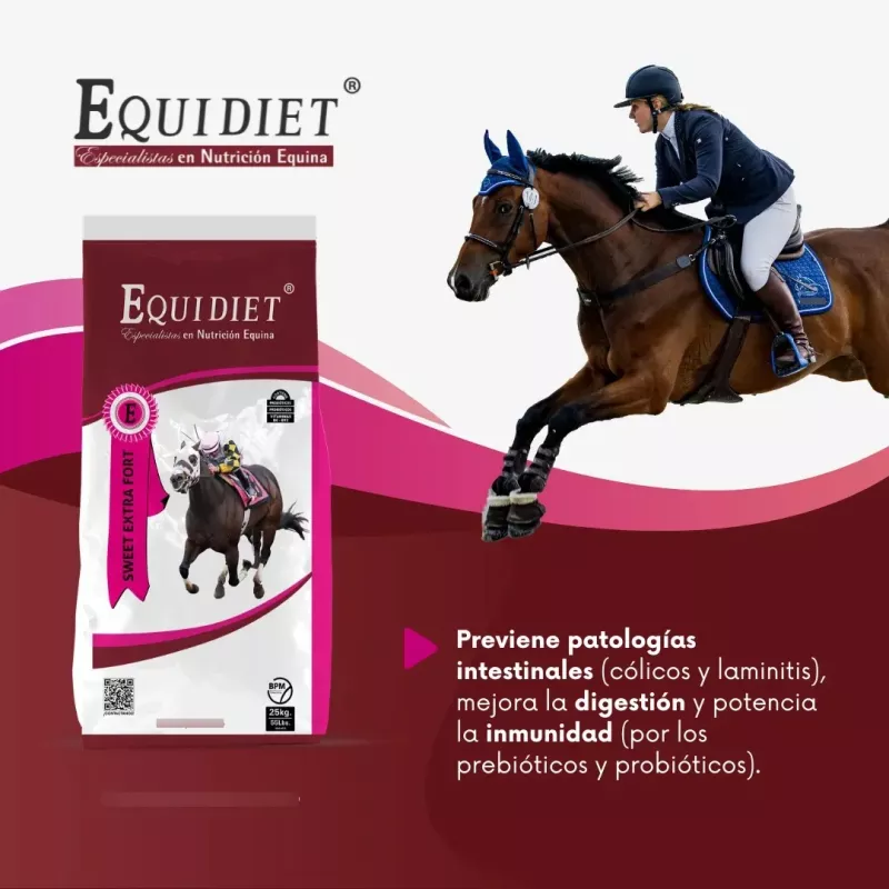 Suplemento Energético Caballos, Equidiet Sweet Extra Fort