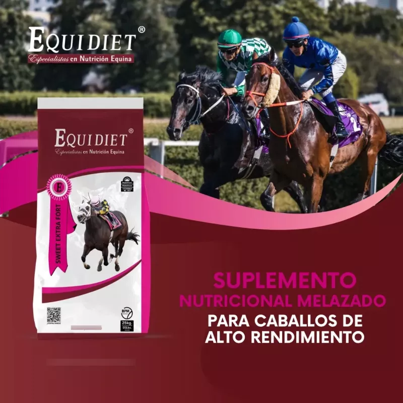 Suplemento Energético Caballos, Equidiet Sweet Extra Fort