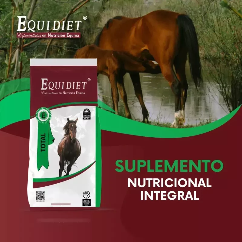 Suplemento Nutricional Integral, Equidiet Total 25kg