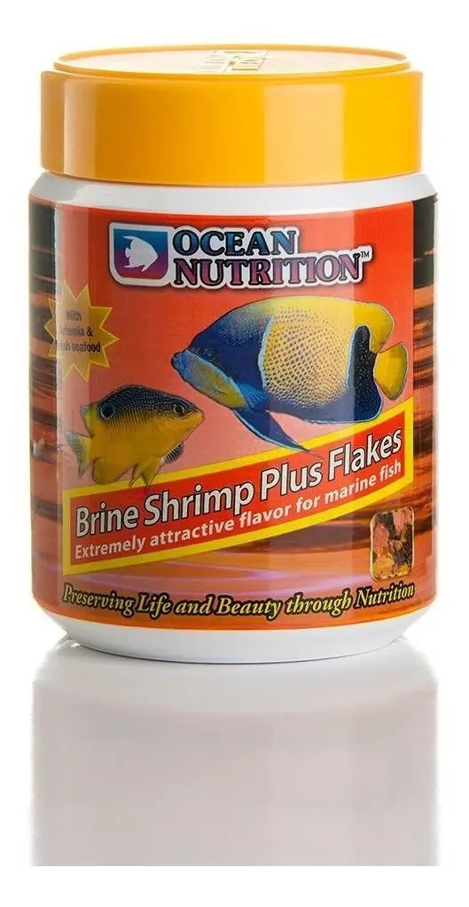 Alimento Peces Brine Shrimp Plus Flakes 34gr Ocean Nutrition