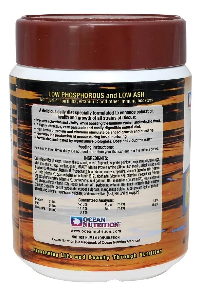 Alimento Peces Discus Flakes 70gr Ocean Nutrition Acuario