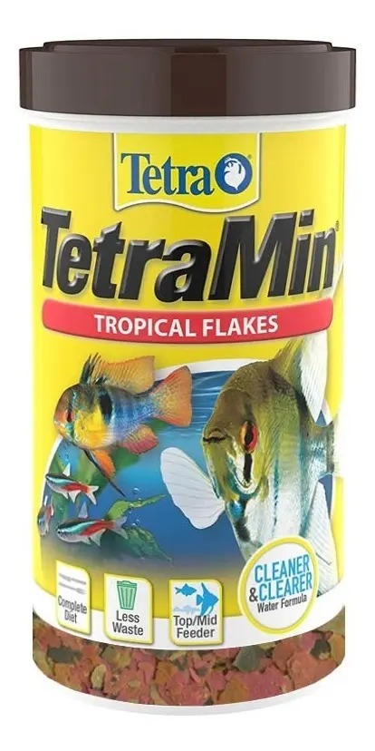 Alimento Para Peces Tetra Min Flakes 200gr Acuario Pecera