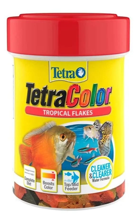 Alimento Para Peces Tetracolor Tropical Flakes 28gr Acuario