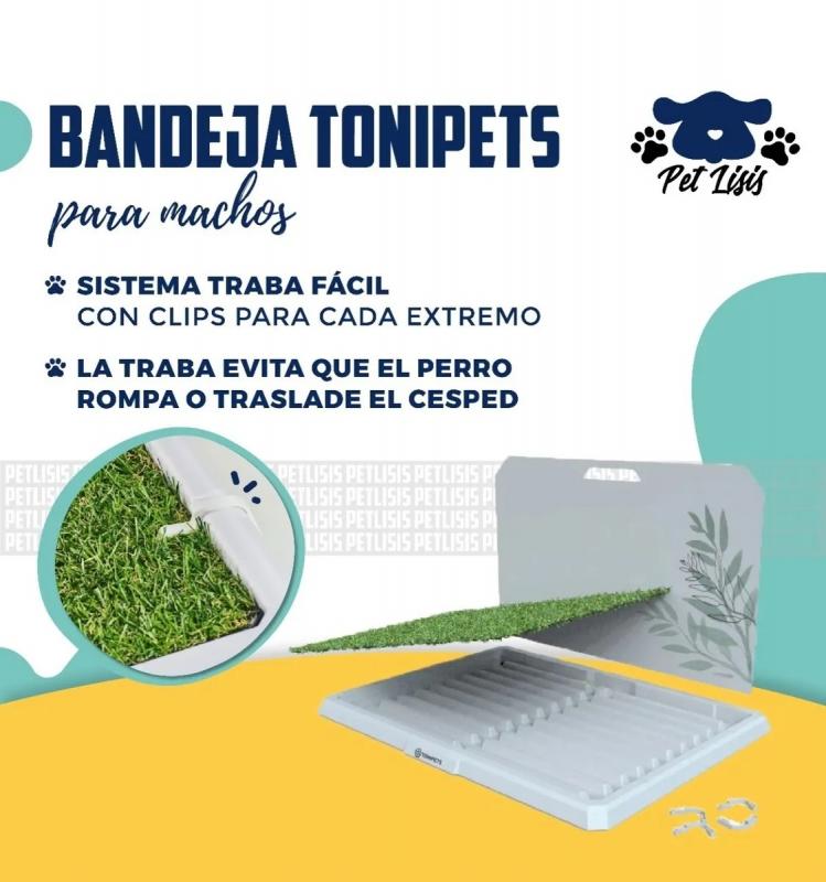 Bandeja Sanitaria Grande Tonipets C/acc Perros Mascotas