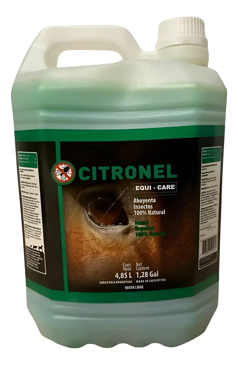 Citronel Repelente Natural para Caballos 5 Litros – Equi Care
