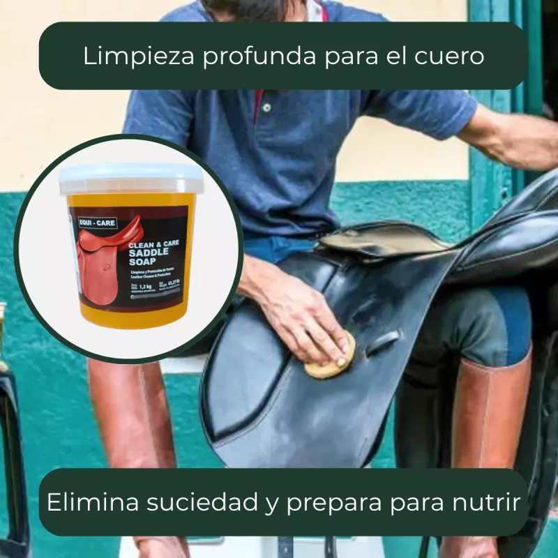 Equi Care Saddle Soap 1,2 Kg Jabón Glicerina Para Monturas