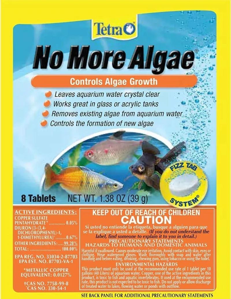 Control De Algas No More Algae 39gr Tetra Acuario Pecera