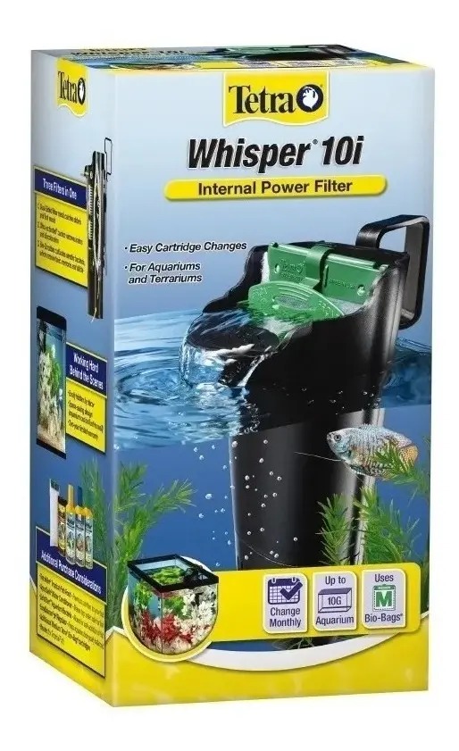 Filtro Interno Cascada Whisper In Tank 10i Tetra Acuario