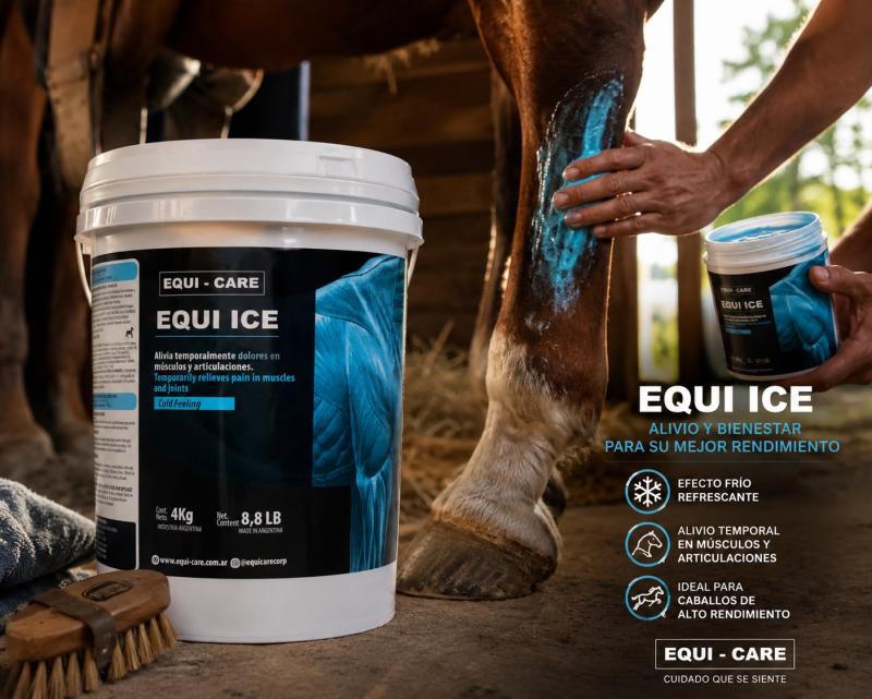 Equi Ice X 4kg Equi Care Gel Criógeno Para Caballos