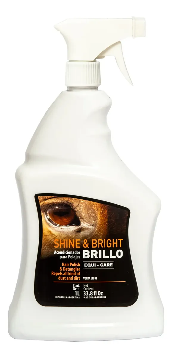 Spray Para Brillo Cola Y Crines Caballos Equi Care 1L