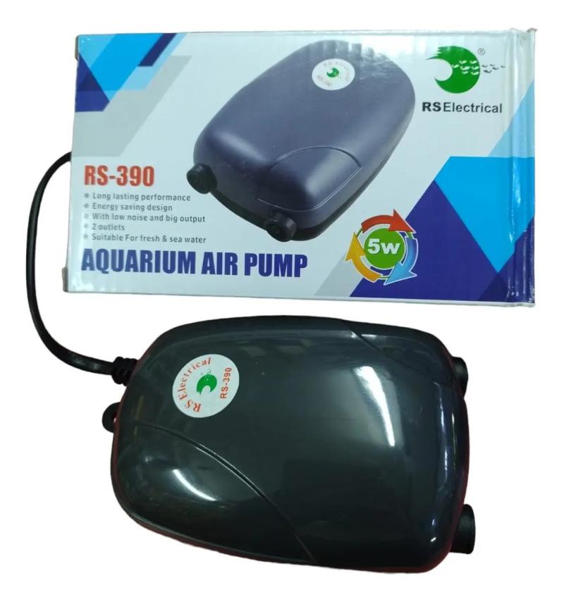 Aireador Bomba De Aire Rs 390 3.5l/m 5w Acuario Pecera