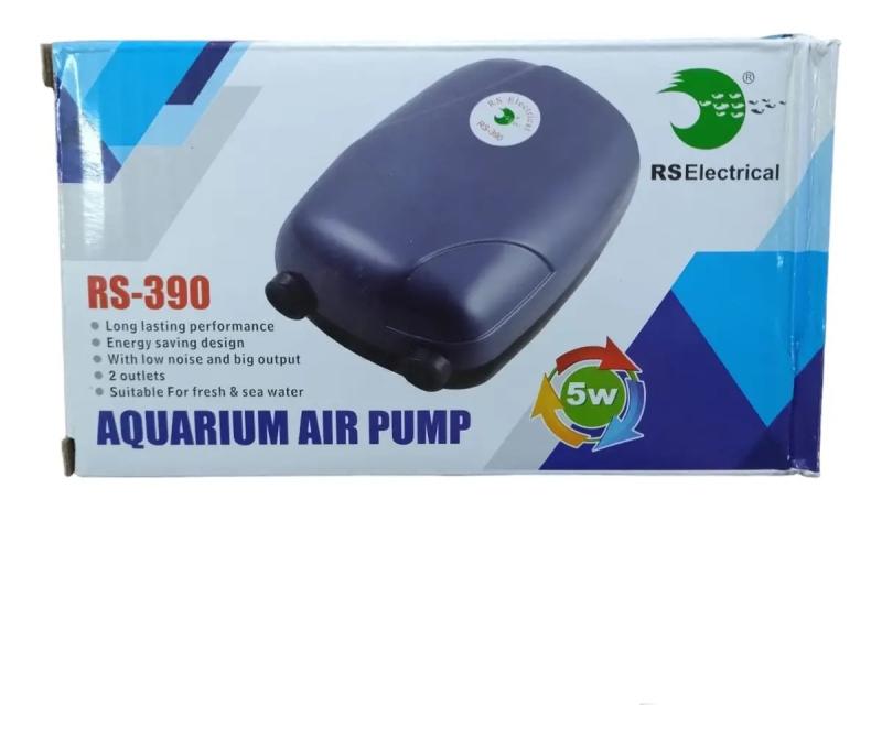Aireador Bomba De Aire Rs 390 3.5l/m 5w Acuario Pecera