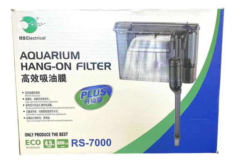 Filtro Cascada Externo Rs-7000 600l/h 4.5w Acuario Pecera
