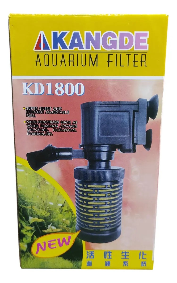 Filtro Interno Kangde KD-1800 Biológico Acuarios 250L con Venturi