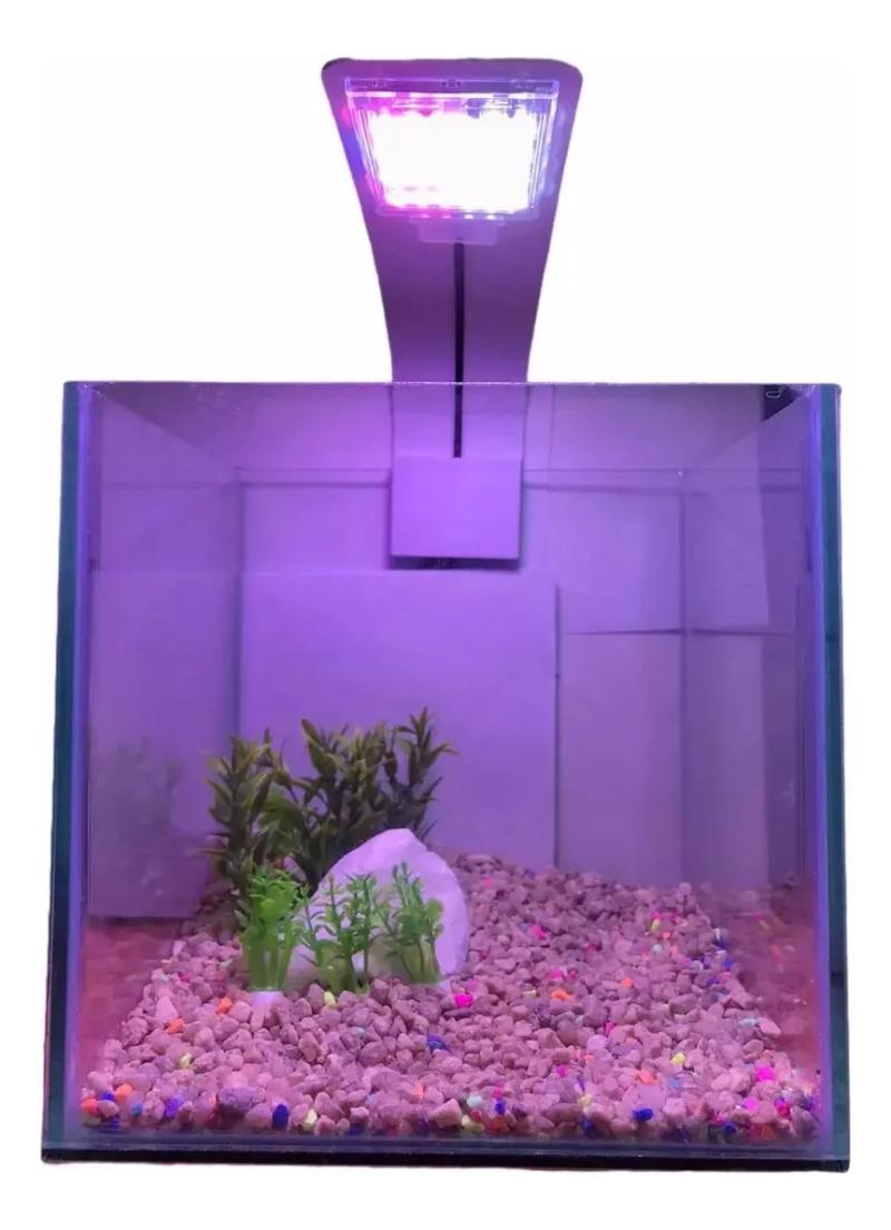 Luz Led Iluminador Ktm-318 12w 3 Tonos Kintons Acuario Peces
