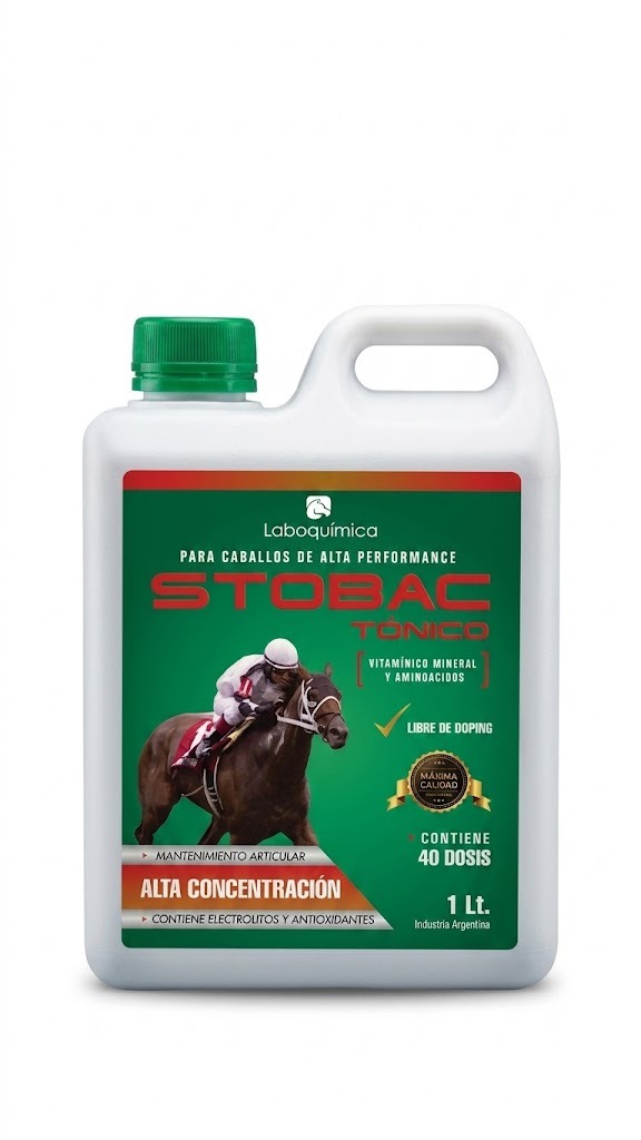 Suplemento Vitaminico Tonico Stobac 1lt Laboquimica Equinos