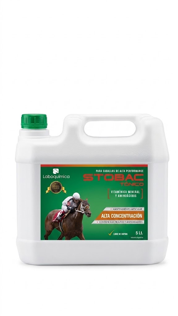 Suplemento Vitaminico Tonico Stobac 5lt Laboquimica Equinos