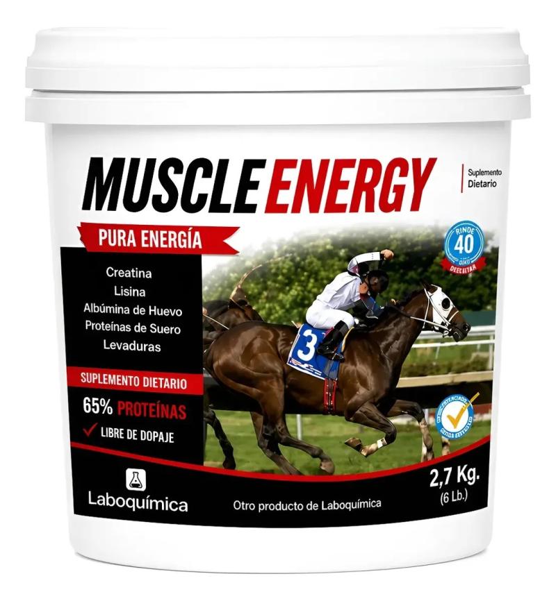Suplemento Proteina Muscle Energy 2.7kg Laboquimica Equinos