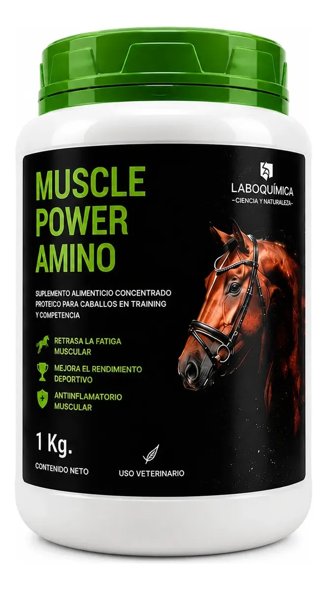 Suplemento Aminoácidos Muscle Power 1kg Laboquimica Equinos