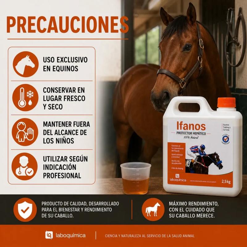 Suplemento Hepatico Ifanos 2.5kg Laboquimica Equinos Caballo