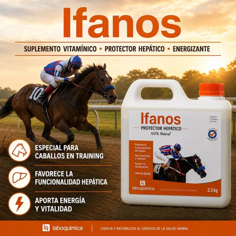 Suplemento Hepatico Ifanos 2.5kg Laboquimica Equinos Caballo