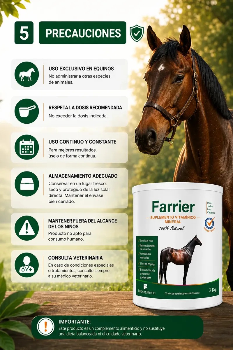 Suplemento Para Cascos/pelaje Farrier 2kg Laboquimica Equino