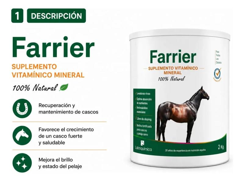 Suplemento Para Cascos/pelaje Farrier 2kg Laboquimica Equino