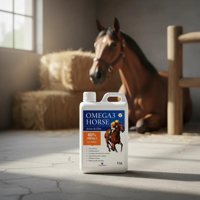 Suplemento Antiinflamatorio Omega 3 Horse 1lt Laboquimica