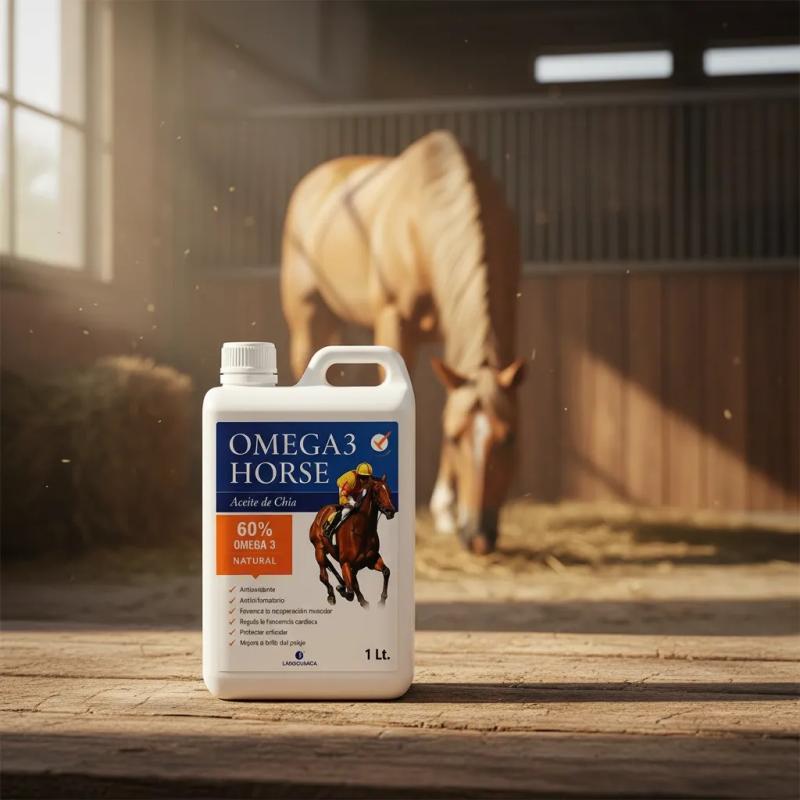 Suplemento Antiinflamatorio Omega 3 Horse 1lt Laboquimica