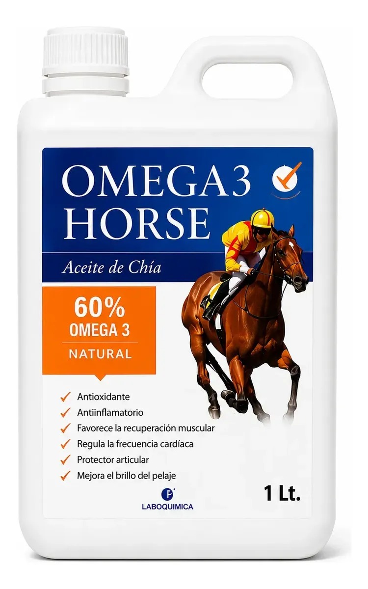 Suplemento Antiinflamatorio Omega 3 Horse 1lt Laboquimica