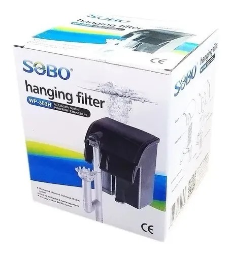 Filtro Interno Cascada Wp-303h 280l/h 5w Sobo Acuario Pecera