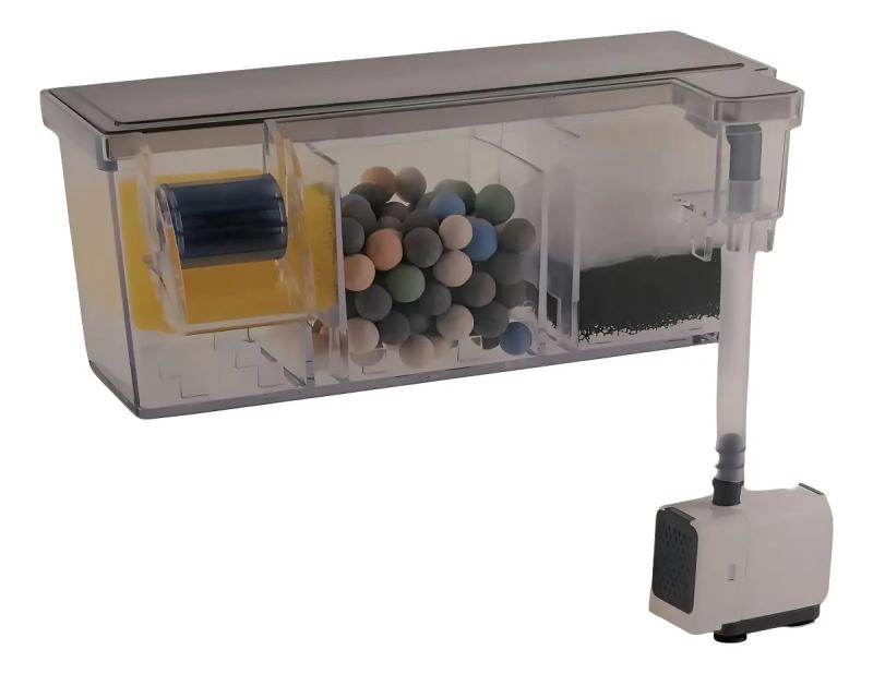 Filtro Externo Cascada Aq-16h 400l/h 4w Sobo Acuario Pecera